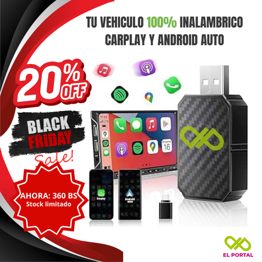 Adaptador CarPlay/Android auto mini