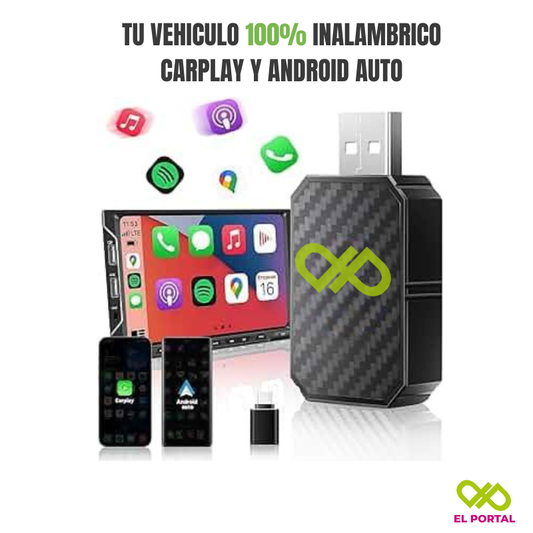 Adaptador CarPlay/Android auto mini