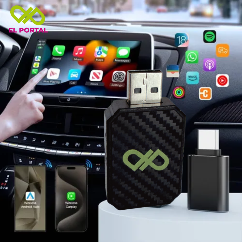 Adaptador Carplay-Android auto mini 2 en 1