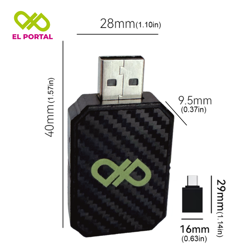 Adaptador Carplay-Android auto mini 2 en 1